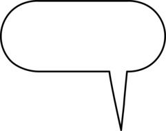 drawn message bubble