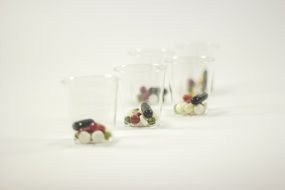 drugs doses in plastic cups