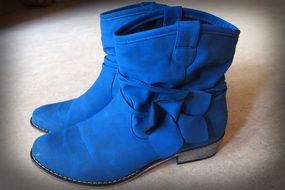 blue women boots