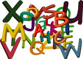 abc colorful alphabet letters