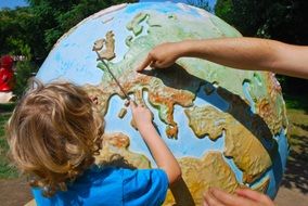 geography teaching child