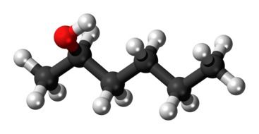 model of hexanol as a graphic image