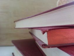 Stack of the old books