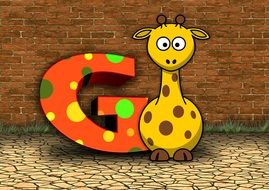 letter "G" for children