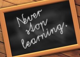 never stop learning