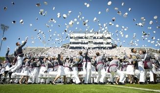 Graduations of officers celebration