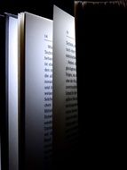 illuminated book pages