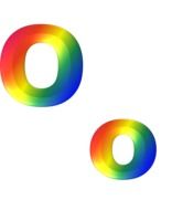 rainbow letters 