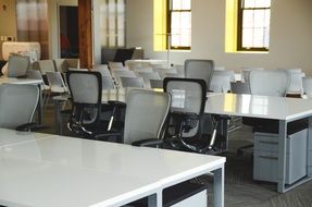 equipped seminar room