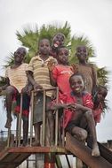 happy african children