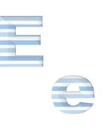 drawing of the letter E