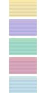 colored rectangles on a white background