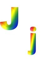 letter j 3d drawing