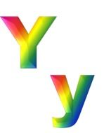 drawing of the letter Y