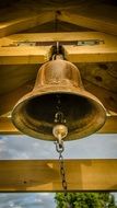 bronze bell in the tower