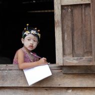 girl schoolgirl Myanmar