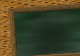 School board on a wooden background