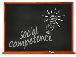inscription social competence on the blackboard
