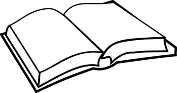 drawing open book