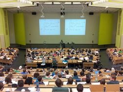 Lecture in the university