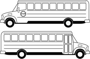 school bus drawing