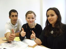 pupils of language school