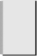 spiral notepad as an illustration