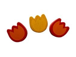 graphic image of three tulips