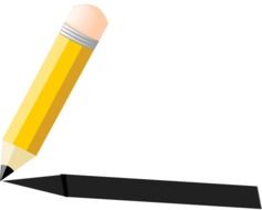 pencil writing write shadow school
