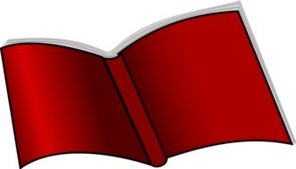 open red book drawing