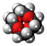 grey and red molecule model