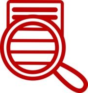 drawing of loupe magnifier