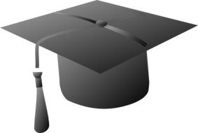 gray graduated cap