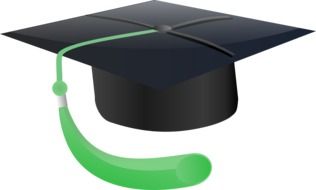 graduate hat drawing