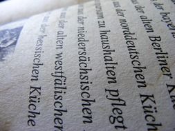 German text in the book