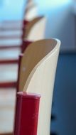 chair in the classroom
