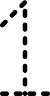 numbers 1 drawing
