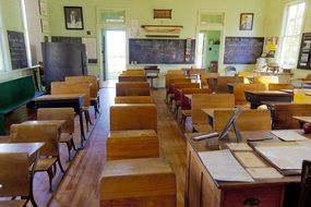 classroom in primary school