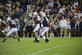 football game in college