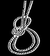 rope knot drawing