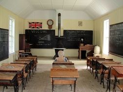 old school room in canada