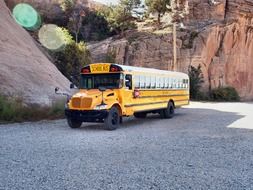 school bus in USA