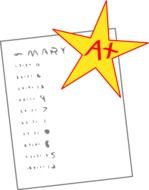 gold star with test rating