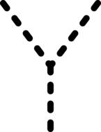 dotted capital Y