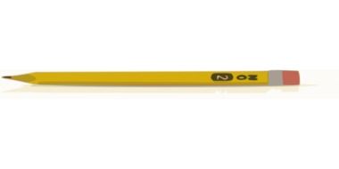 Yellow pencil clipart