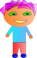 drawing of an infant