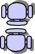 drawn school chairs