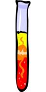 tube test chemistry drawing