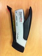 black stapler for office