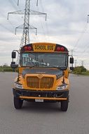 school bus front view